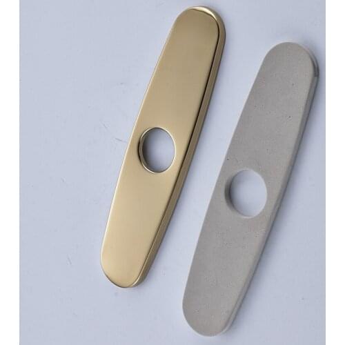 New Golden 10" Kitchen & Bathroom Basin Faucet Hole Cover Plate Sink Plate