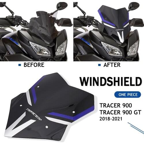 NEW 2018 2019 2020 2021 For Yamaha TRACER 900 GT Motorcycle Windscreen Windshield Deflector Protector Wind Screen Tracer 900