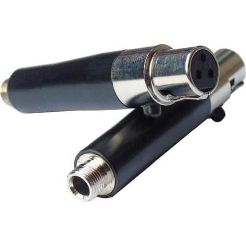 Wholesale 20pcs/lot Mini Xlr 3pin Female to 1/8" 3.5mm female Audio Adapter for applied to high-end headphones -etc electronic