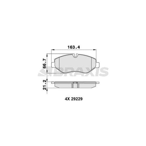FRONT BRAKE BALATASI DAILY III C / L / S TUM MODELS 05 / 06