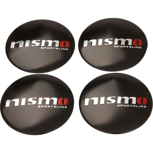 Wheel Hub Center Cover Tires Rim Sticker for Nismo logo for Nissan Tiida Sunny Qashqai March Livina Teana X-Trai Car Decoration