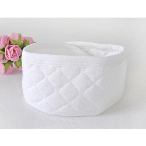 Portable Baby Belly Band Infant White Breathable Cotton Umbilical Cord Care Belly Protection Gift for Newborn Boys Girls