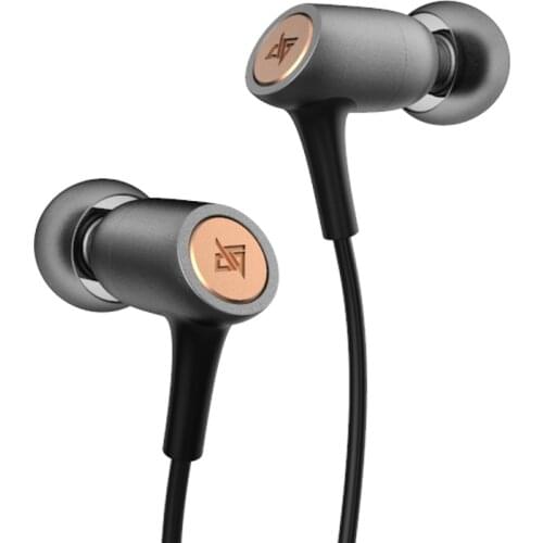 Newest AUGLAMOUR T200 6mm PET Crystal Diaphragm Moving Coil Wired in ear earphone HiFi Headset Earbuds With Microphone