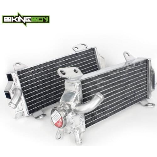 BIKINGBOY Engine Radiator Water Cooling Cooler For Yamaha YZ250F 19 20 21 YZ450F 2018-2021 YZF 250 YZ-F 450 Aluminium Alloy Core