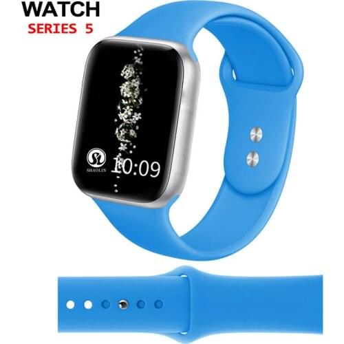 SHAOLIN Smart Watch strap for apple watch band 42mm iwatch band sport loop rubber bracelet watchband apple watch 5 4 3 2 band