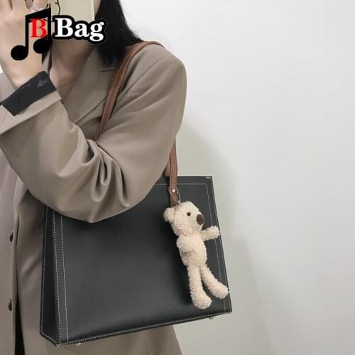 Women fashion Students Large Capacity single shoulder Bag Female luxurious PU leather Commuter Bag ladies Shopping bag tote
