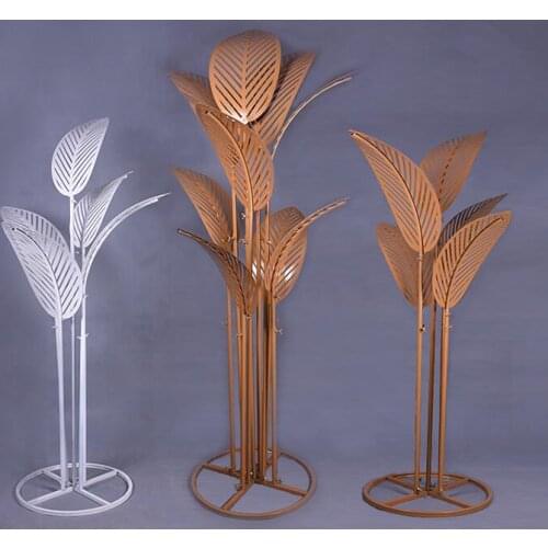 Wedding props new banana tree road simulation iron leaf of Japanese banana wedding arrangemnet scene decoration stage ornaments