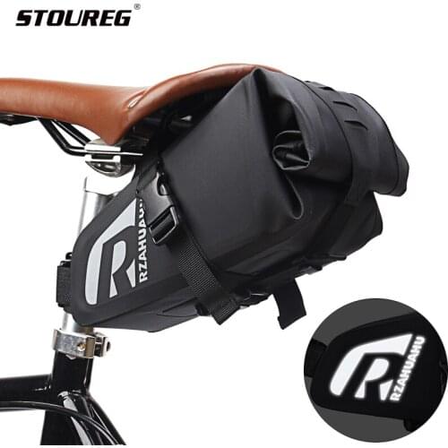Waterproof Bicycle Rear Bag Folding Mountain Bicycle Bag Cycling Bag Bicycle Rear Seats Bag