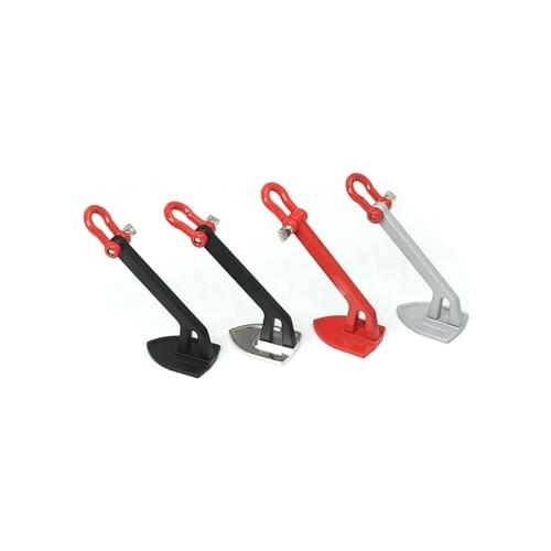 1/10 Simulation Climbing Car Mood Parts Ship Anchor Shovel Winch Ground Anchor Trailer Anchor SCX10 D90 TRX4