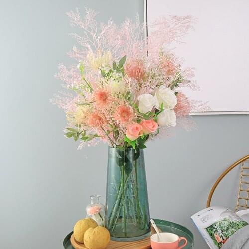 1pcs Artificial Grass Wall DIY Tree Branches for Decoration PP Fake Plant Decor Jungle Party Garden Decoration Fake Grass