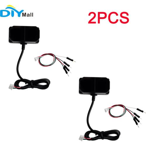 2pcs/lot DIYmall for Benewake TFmini Plus Lidar Range Finder Sensor for Arduino IP65 Waterproof, Anti-dust UART,I2C,I/O 1~1000Hz