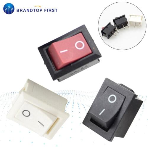 21*15mm rocker switch waterproof cover boat rocker switch 2Pin red black white