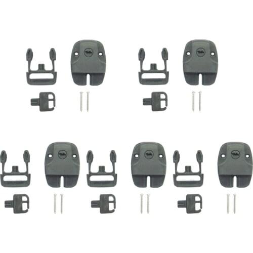 5Pcs Spa Hot Tub Cover Latch Broken Latch Repair Kit Repair Clip Lock with Keys and Hardwares for Spa Hot Tubs and Others