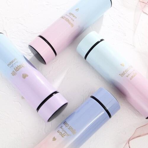 500ML Smart Thermos Water Bottle LED Digital Temperature Display Stainless Steel Coffee Thermal Mugs JW