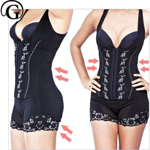 PRAYGER Plus Size 5XL Women Magic Body Perfect Shaper Slimming Belly Shapewear Lift up Bra Corset Lace Lift Butt Bodysuits