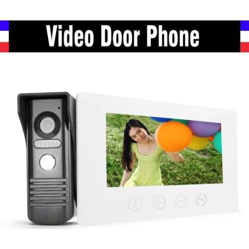 7" Touch Video Intercom Door Phone Doorbell System Video Camera Intercoms Entry Access Control Home Security Kits Door bell