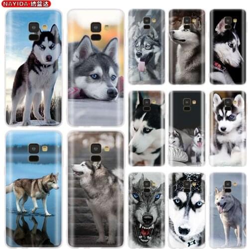Soft Case For Samsung Galaxy A10 A20 A30 A40 A50 A70 S A21 A31 A41 A51 A71 S a10s Cover Star Alaskan Malamute Siberian husky dog
