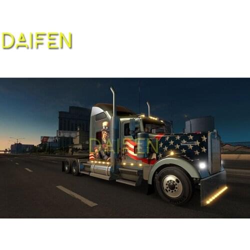 DIY 3D Diamond mosaic Full Square Diamond painting Cross stitch America Optimus Prime car track Full Round Diamond embroidery