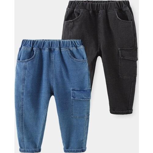 Spring Girls Jeans Baby Kids Jeans for Children Boys Girls Thin Denim Pants Toddler Pants Girls Kids Pants for Boy Girl 3-8Y