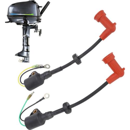 Outboard Ignition Coil Replacement Parts Fit for YMH 2 Stroke 15HP Engine Accessory