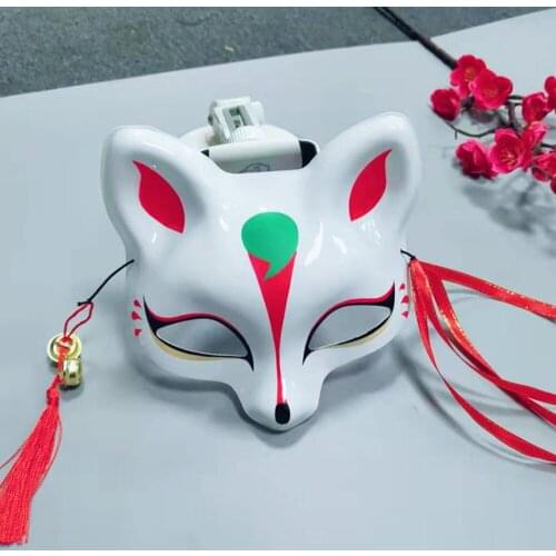 Hot Japanese Style Fox The Mask Halloween Christmas Cospaly Dating Facial Plastic Mask Men Womens Masquerade Ball Carnival Gift