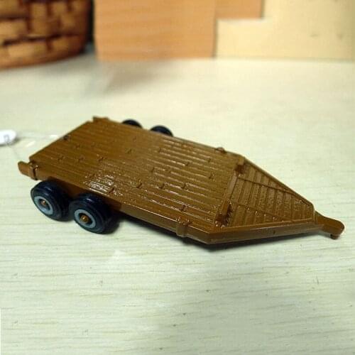 Diecast 1:64 Metal Trailer Truck Car Model Sand Table Scene Toy Matching Modification Accessories Spare Parts Display