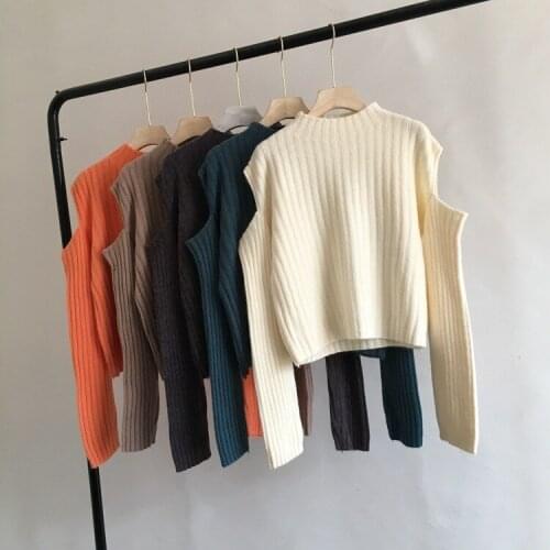 Женские пуловеры с открытыми плечами Mycyk China At AliExpress