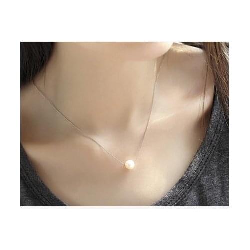 N1073 2018 hot sale New Listing fashion sexy Imitation pearl necklace Clavicle chain Female charm necklace Jewelry