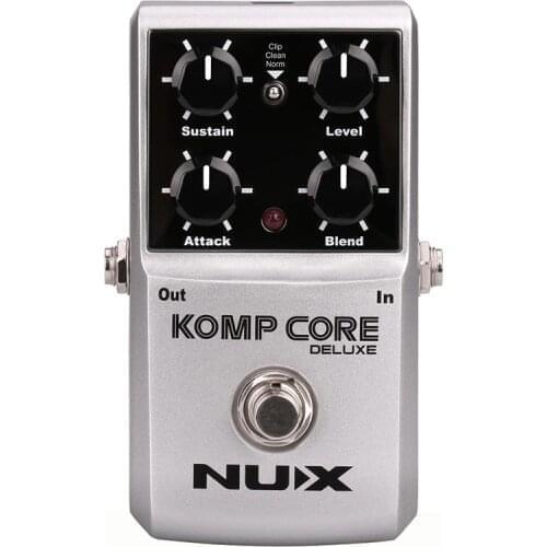 NUX Komp Core Deluxe Electric Guitar Multi Function Analog Compressor Pedal Processor Blend Circuit Guitar Effect Pedals Parts