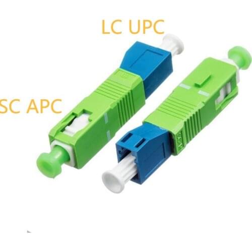 SC/APC-LC/UPC Singlemode Optical Adapter SC Male to LC Female Fiber Optic Adapter Free Shipping