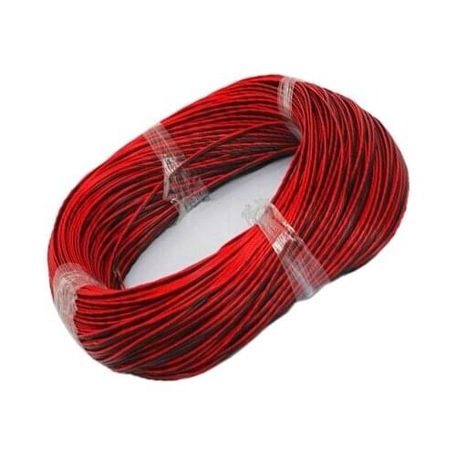 Wholesale100 meters 22awg Cable 2pin Tinned Copper Insulated PVC Wired Wire Electric wires For LED Strip Lighting Free Shipping