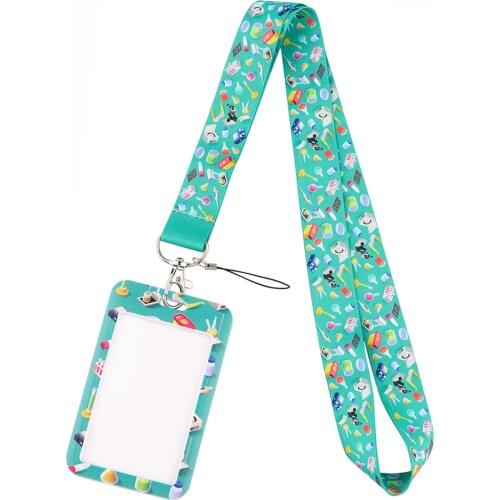 DZ2375 chemical element Lanyard for Key Neck Strap lanyards id badge holder Key Chain Key Holder student Key Rings Accessories