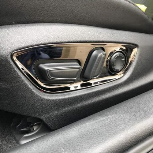 Luxury Metal Seat Adjustment Decorative Cover Accessories For Toyota Camry Avalon XV70/XX50 2018 2019 2020 2021