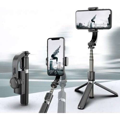 Selfie Stick Tripod Stabilizer Gimbal Bluetooth Remote Control Portable 3 in 1 Mobile Phone Anti Shake Video Stabilizer Stand