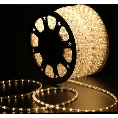 LED 220V Battery Strip Lights Outdoor Fairy Lighting String Copper Wire Tube Light Street Garland Decoration for Garden Tree