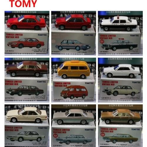 Tomica Limited Vintage Neo TLV Alloy Car Model Metal Diecast Toys Car Collection Mini Action Figures Toy Vehicles Kids Gift 1/64