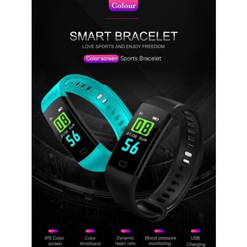 Waterproof Fitness Tracker Heart Rate Monitor Women Smartwatch