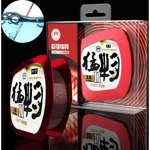 WALK FISH 100m/50m Nylon Spoted Fishing Line Super Strong Monofilament Fishing Line Imported Raw Silk Powerful Spoted Fishing