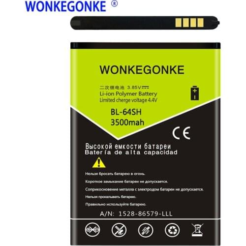 WONKEGONKE LS740 Phone Battery for LG BL-64SH Batteries Bateria