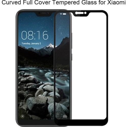 Full Cover Tempered Glass for Xiaomi Mi 8 Lite Mi8 SE Mi5S Protective Glass for Xiomi Mi A2 Lite A1 Max 2 Glass for Pocophone F1