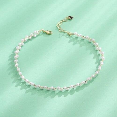 Dorado Western Fashion Heart Linked Chain Pendant Pearl Necklace For Women Elegant Chain Choker Necklace Trendy Jewelry Gift