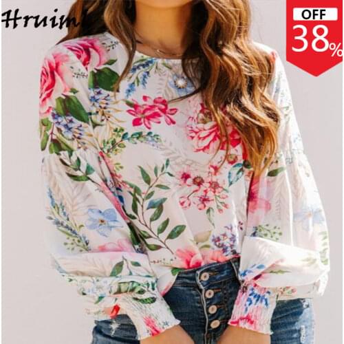 Womens Blouse Spring Summer Long Sleeve O Neck Print Women Shirt Casual Elegant Chic Office Lady Blouses Streetwear Tops Ladies