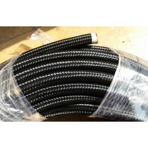 1 meter -8an an8 an-8 3/4-16unf black nylon braided hose fitting transmission oil cooler kits