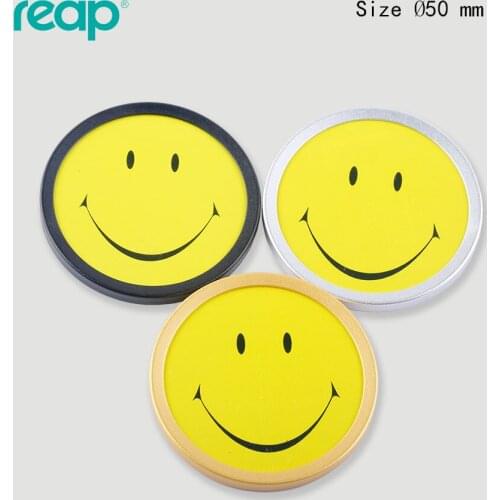 10pcs/lot Smile Face Reuseable DIY Employee Badge Staff Name Tag For Retail Stores Hotels (safepin Version)