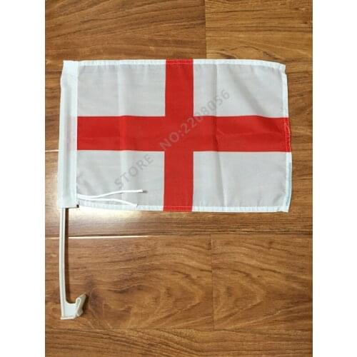 30X45C Flag of England England car flag car window flag pole car decoration Free Shipping