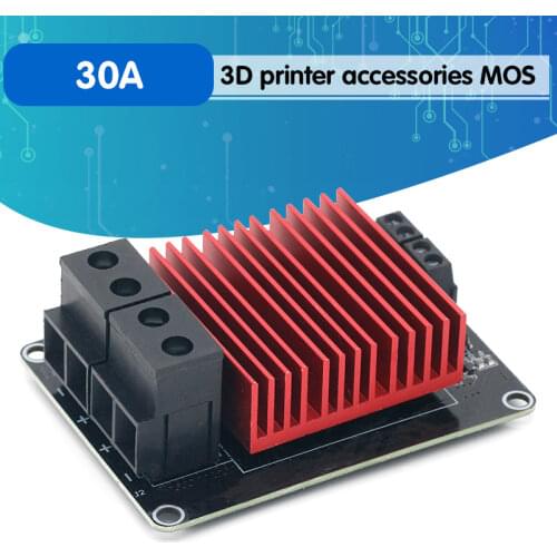 3D printer accessories Hot bed / print head heating control MOS module Large MOS tube 30A