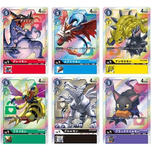 Bandai Genuine Digimon Card Game Japanese Edition BT03 Paildramon Game Cards Collection Full Set and Booster Pack Birthday Gifts