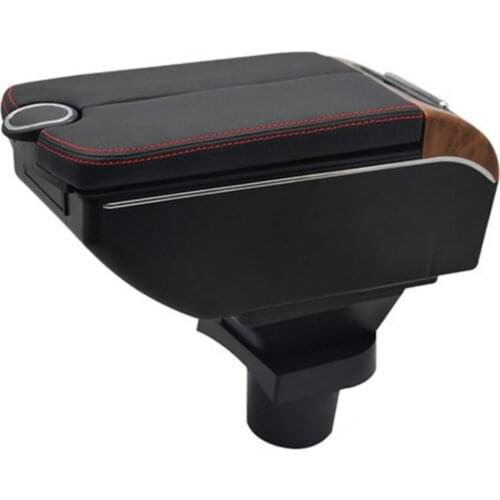For RAV4 armrest box Double doors open 7USB Centre Console Storage Box Arm Rest