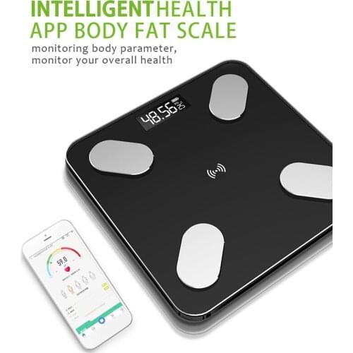 USB Rechargeable ligent Digital Body Fat Scale Electronic Weighing Scale with 59 Item Data Connection Voice Broadcast