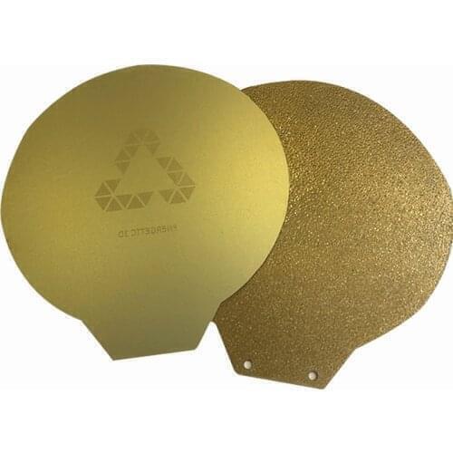 ENERGETIC Round Dia 300mm Double-sided Texture/Smooth PEI Spring Steel Sheet Powder Coated Build Plate +Base for Delta Kossel